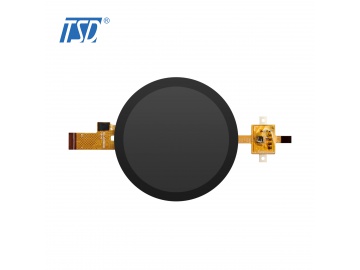 1.8寸TFT液晶显示屏 360*360 IPS液晶屏 250亮度 25PINS MCU/QSPI 带电容触摸tft 圆屏 智能穿戴LCD