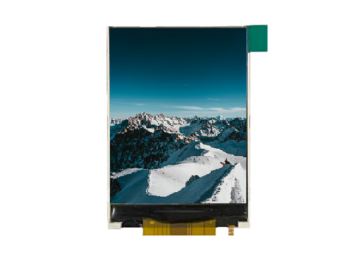 2.4吋TFT LCD 240x320, 6點鐘視角, 500亮度, 18pins MCU接口, TN款 若有客製需求歡迎詢問.