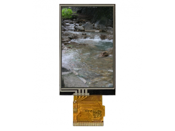 2.4吋TFT LCD, 6點鐘視角, 240xRGBx320, 300亮度, 45pins , TTL接口, 帶RTP, TN款 若有客製需求歡迎詢問.