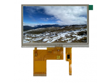 4.3吋TFT LCD 12點鐘視角 TN款 帶PCAP觸控 480x272 430高亮度 40pins RGB 接口 TN款 若有客製需求歡迎詢問.