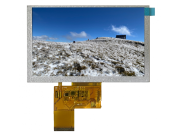 5吋TFT LCD, TN款,  800xRGBx480, 350亮度, 40pins, HDMI接口, 若有客製設計需求歡迎詢問.