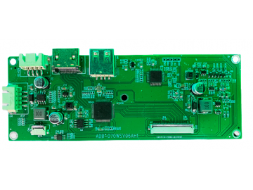 TFT LCD控制板, 7 inch, USB/ HDMI/ TFT/RTP 接口, 訊號轉換板