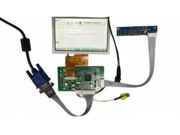 5吋TFT LCD IPS款800x4801000高亮度 40pins RGB接口 PCAP/AD board可供選擇, 若有客製設計需求歡迎詢問.
