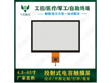 9.6寸电容触摸屏 配TV096WXM-NS0G+G 多点触摸 USB 工业触摸屏 手持平板电容屏