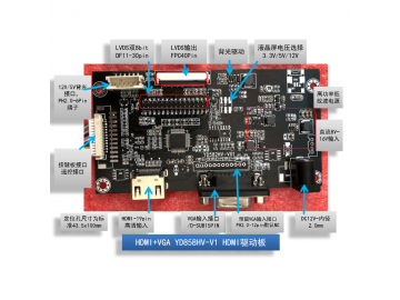 免费会员单通道6bit/8bit, ttl / lvds, 液晶屏显示驱动板卡by-p-esn
