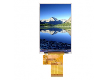 3.5寸液晶屏 320x480分辨率 300亮度 40pins MCU/RGB接口 IPS屏 ILI9488 TFT液晶模组厂家供应