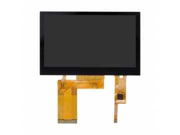 4.3寸液晶屏 480x272分辨率 350亮度 40pins TTL接口 ST7282 高亮工业液晶显示屏 LCD彩屏供应商