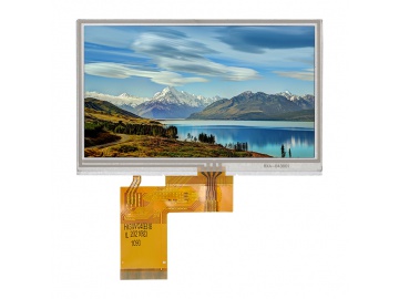 4.3寸液晶屏 480*272 350亮度 40pins TTL 宽视角彩色LCD显示屏 ST7282 高亮TFT液晶触摸屏 厂家现货批发