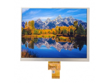 8寸液晶屏 1024x768分辨率 IPS全视角 40pin LVDS接口 工业液晶显示屏生产厂家