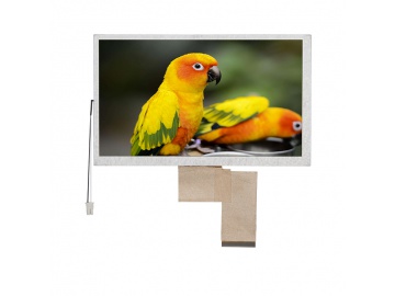 8寸液晶屏 800x480分辨率 IPS全视角 60pin TTL接口 工业液晶显示屏厂家供应