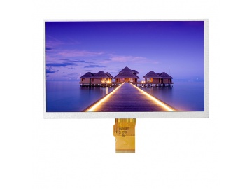 9寸液晶屏 500亮度 50pins TTL接口工业液晶显示屏 800x480分辨率 可配电阻触摸 可定制