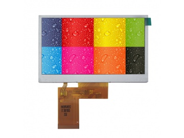 4.3寸TFT液晶屏480*272 350亮度 40pins TTL 宽视角彩色PLC显示屏 仪表高亮LCD液晶彩屏厂家供应