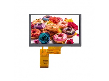 5寸显示屏 RGB接口 40pin 500亮度 800×480分辨率 TFT-LCD液晶模块