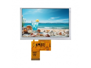5寸TFT液晶屏 800x480分辨率 40pin RGB接口 5寸TFT LCD液晶显示模组