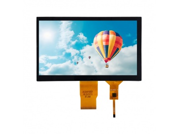 7寸TFT液晶屏 带电容触摸 1024x600分辨率 50pin RGB接口 高亮TFT彩屏