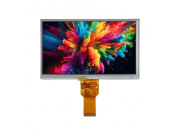 7寸带电阻触摸液晶屏 800×480 40pin RGB接口 7寸TFT LCD液晶总成