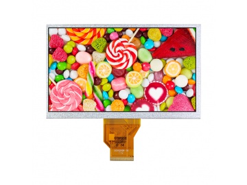 7寸TFT彩屏 800×480 50pin RGB接口 工业液晶屏 TFT LCD液晶模组