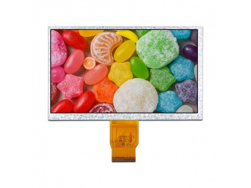 7英寸显示屏 800×480分辨率 50pin RGB接口 可定制盖板 7寸TFT LCD液晶屏