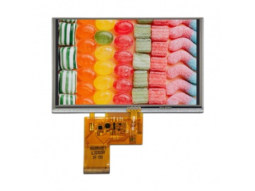 5寸电阻触摸液晶屏 40pin RGB接口 800×480分辨率 电阻触摸全贴合液晶屏总成