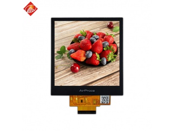 4寸方形液晶屏 720&times;720 SPI+RGB接口40pin 4英寸TFT-LCD液晶屏总成 86盒子