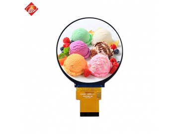 2.76寸液晶屏 480×480 RGB接口40PIN 300nits 2.8寸圆形屏