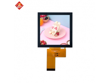 3.95寸液晶屏 480x480 RGB接口40PIN 300nits 电容触摸+盖板