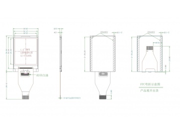 1.44寸TFT液晶屏 128*128分辨率 15pins SPI接口 小尺寸液晶显示屏 可定制TFT模组液晶屏