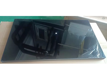 瀚图58寸窄边框液晶屏模组, 液晶拼接屏, 边框8mm, 1920*1080, 450亮度, LVDS接口, 51pins