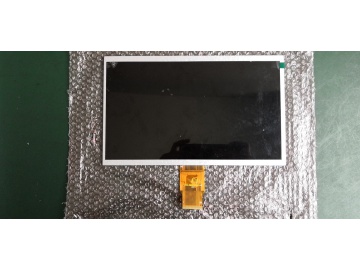 10.1"高清液晶屏 TN型屏 350亮度 1024x600 50pins TTL接口 上下宽度对称液晶屏