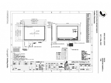 10.1寸高亮液晶屏总成 IPS硬屏 带电容触摸屏 USB接口 1920*1200 850亮度 45pins LVDS 高亮工业液晶屏