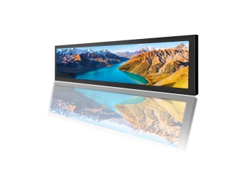 28寸TFT液晶显示屏 1920*360 IPS液晶屏 700高亮 条形屏 长条屏 51PINS LVDS 工业/货架/广告条屏