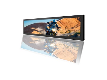 24寸TFT液晶显示屏 1920*360 300亮度 30PINS LVDS 工业/货架/广告条屏 长条屏 条形屏
