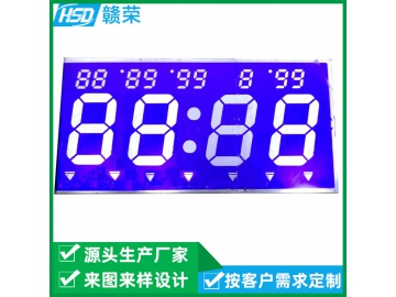 医疗仪表TN段码型液晶屏 东莞赣荣源头厂家生产段码显示屏液晶屏