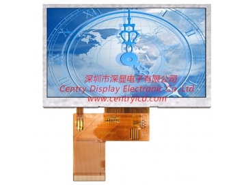 厂家批售4.3寸液晶屏480*272分辨率可开FPC/背光等工控设备显示器