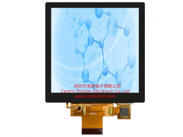 4.0寸液晶显示面板720*720分辨率支持开FPC/盖板/背光等工业彩屏