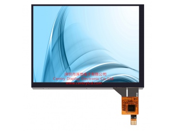 5.7寸液晶屏640*480分辨率带电容触摸功能850亮度工业 车载显示器