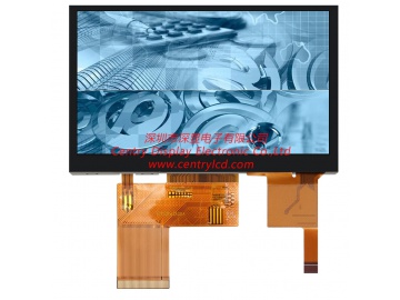 4.3寸液晶触摸屏480*272分辨率24Bit RGB接口工业 医疗彩色显示器