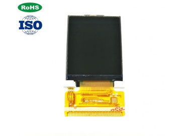 1.77寸, 128x160, 300亮度, 36pins, TN RGB/16Bit MCU, ILI9163V, TN液晶模组