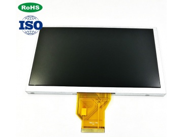 7寸, 800*480,  300亮度, 50pins, TTL, TN液晶模组