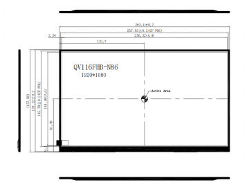 BOE京东方11.6寸 1920x1080分辨率 350亮度 EDP接口 30PIN