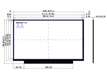华星CSOT 14寸1920x1080 250亮度 EDP接口30PIN 45%NTSC SNE001BS2-1