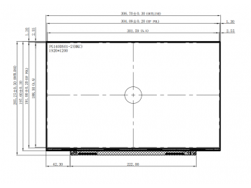惠科HKC 14寸1920x1200 300亮度 EDP接口30PIN PB140DS02-1