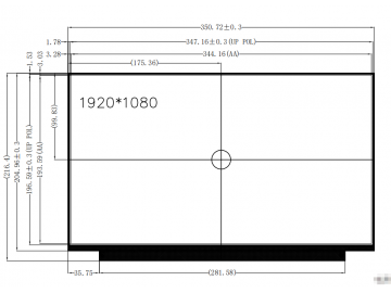 京东方BOE15.6寸 1920x1080分辨率 500亮度 EDP接口30PIN 72%NTSC OC:QV156FHB-N81