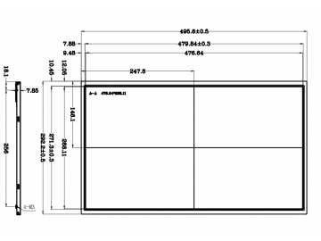 京东方BOE 21.5寸1920x1080分辨率 1000亮度 72%NTSC LVDS接口30PIN MV215FHB-N40