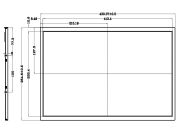 京东方BOE18.5寸1366x768分辨率 400亮度 LVDS接口30PIN MV185WHB-N20