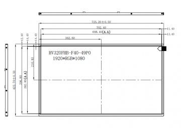 京东方BOE31.5寸1920x1080分辨率 350亮度 LVDS接口51PIN 72%NTSC