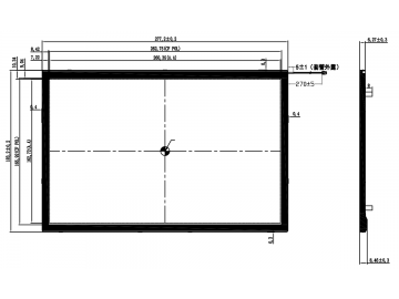 12.1寸1280x800分辨率 500亮度 LVDS接口40PIN C121GWW5F-1