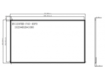 京东方BOE32英寸1920x1080 LVDS接口51PIN 850亮度 色域72%