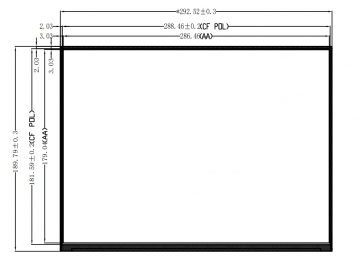 京东方BOE13.6寸2560x1600分辨率 EDP接口350亮度 反折