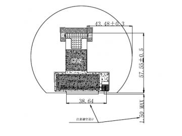 3.54inch, IPS , 800*640, 800nits, -30~85, 40P LVDS